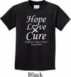 Lung Cancer Hope Love Cure Kids T-shirt