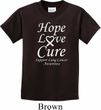 Lung Cancer Hope Love Cure Kids T-shirt