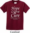 Lung Cancer Hope Love Cure Kids T-shirt