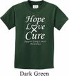 Lung Cancer Hope Love Cure Kids T-shirt