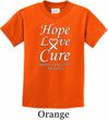 Lung Cancer Hope Love Cure Kids T-shirt
