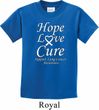 Lung Cancer Hope Love Cure Kids T-shirt