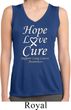 Lung Cancer Hope Love Cure Ladies Dry Wicking Sleeveless Shirt