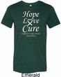 Lung Cancer Hope Love Cure Tri Blend Tee