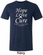 Lung Cancer Hope Love Cure Tri Blend Tee