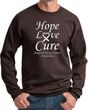 Lung Cancer Sweatshirt Hope Love Cure Sweat Shirt