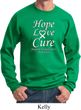 Lung Cancer Sweatshirt Hope Love Cure Sweat Shirt