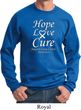 Lung Cancer Sweatshirt Hope Love Cure Sweat Shirt