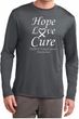 Lung Cancer Tee Hope Love Cure Dry Wicking Long Sleeve