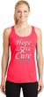 Lung Cancer Tee Hope Love Cure Ladies Dry Wicking Racerback
