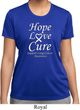 Lung Cancer Tee Hope Love Cure Ladies Dry Wicking T-shirt