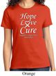 Lung Cancer Tee Hope Love Cure Ladies T-shirt