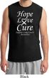Lung Cancer Tee Hope Love Cure Muscle Shirt