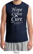 Lung Cancer Tee Hope Love Cure Muscle Shirt