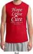 Lung Cancer Tee Hope Love Cure Muscle Shirt