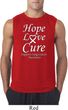 Lung Cancer Tee Hope Love Cure Sleeveless Shirt
