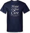 Lung Cancer Tee Hope Love Cure Tall Shirt