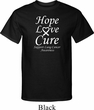 Lung Cancer Tee Hope Love Cure Tall Shirt