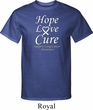 Lung Cancer Tee Hope Love Cure Tall Shirt