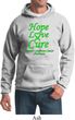 Lymphoma Cancer Awareness Hope Love Cure Hoodie