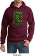 Lymphoma Cancer Awareness Hope Love Cure Hoodie