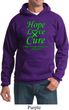Lymphoma Cancer Awareness Hope Love Cure Hoodie