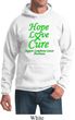 Lymphoma Cancer Awareness Hope Love Cure Hoodie