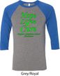 Lymphoma Cancer Awareness Hope Love Cure Raglan Shirt
