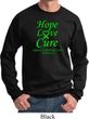 Lymphoma Cancer Awareness Hope Love Cure Sweatshirt
