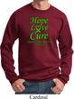 Lymphoma Cancer Awareness Hope Love Cure Sweatshirt