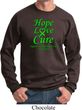 Lymphoma Cancer Awareness Hope Love Cure Sweatshirt