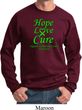 Lymphoma Cancer Awareness Hope Love Cure Sweatshirt