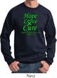Lymphoma Cancer Awareness Hope Love Cure Sweatshirt