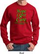 Lymphoma Cancer Awareness Hope Love Cure Sweatshirt
