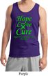 Lymphoma Cancer Awareness Hope Love Cure Tank Top
