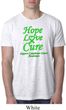 Lymphoma Cancer Hope Love Cure Burnout Shirt
