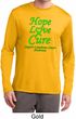 Lymphoma Cancer Hope Love Cure Dry Wicking Long Sleeve