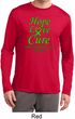 Lymphoma Cancer Hope Love Cure Dry Wicking Long Sleeve