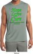 Lymphoma Cancer Hope Love Cure Dry Wicking Sleeveless Shirt