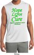 Lymphoma Cancer Hope Love Cure Dry Wicking Sleeveless Shirt