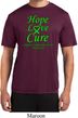 Lymphoma Cancer Hope Love Cure Dry Wicking T-shirt