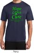 Lymphoma Cancer Hope Love Cure Dry Wicking T-shirt