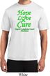 Lymphoma Cancer Hope Love Cure Dry Wicking T-shirt