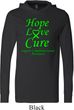 Lymphoma Cancer Hope Love Cure Lightweight Hoodie