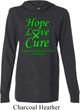 Lymphoma Cancer Hope Love Cure Lightweight Hoodie