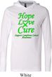 Lymphoma Cancer Hope Love Cure Lightweight Hoodie