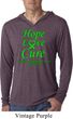 Lymphoma Cancer Hope Love Cure Lightweight Hoodie Tee