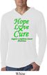 Lymphoma Cancer Hope Love Cure Lightweight Hoodie Tee