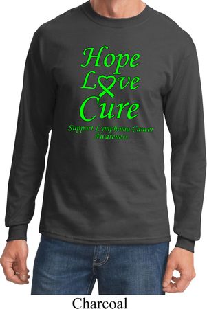 Lymphoma Cancer Hope Love Cure Long Sleeve