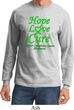 Lymphoma Cancer Hope Love Cure Long Sleeve
